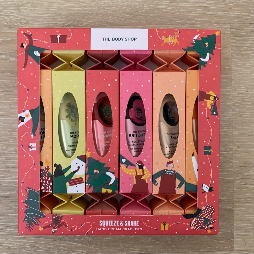 The Body Shop Squeeze & Share Hand Cream Crackers
